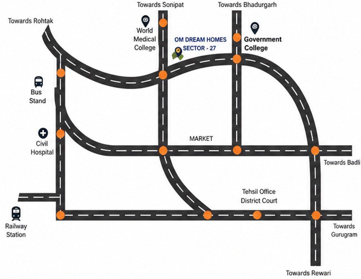 Location Map - DDJAY Jhajjar
